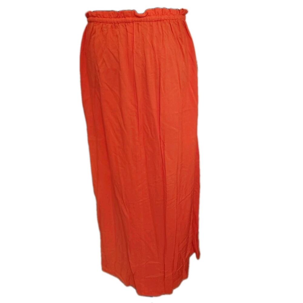 Sofia by Sofia Vergara Tangerine Orange Maxi Skirt Size S 100% Rayon Boho - Picture 5 of 10
